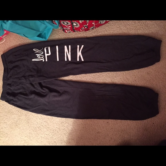 Pink sweatpants!