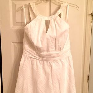 White House Black Market sz 12 halter dress.