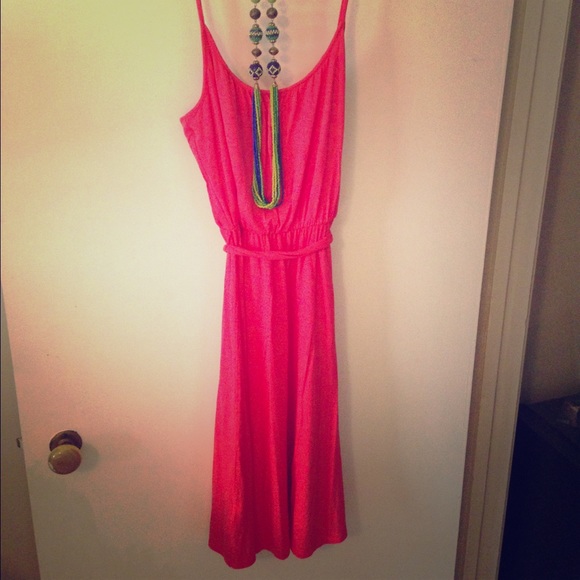 Coral/Pink Dress.