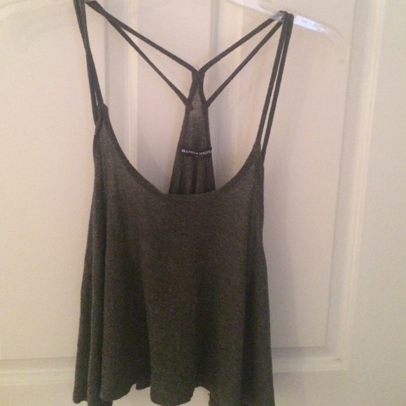 grey brandy Melville tank