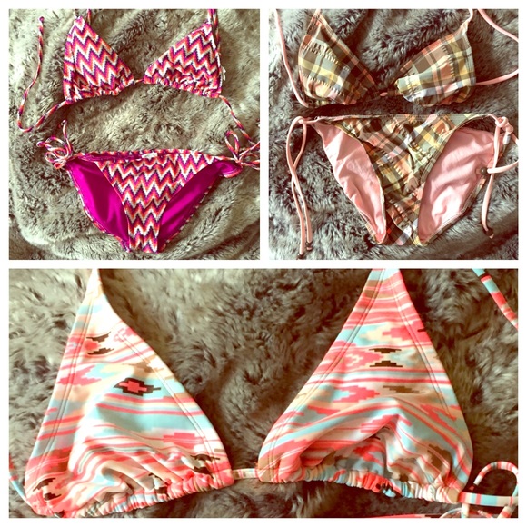 3 Bikini Bundle!  Brands are Mossimo & Converse.