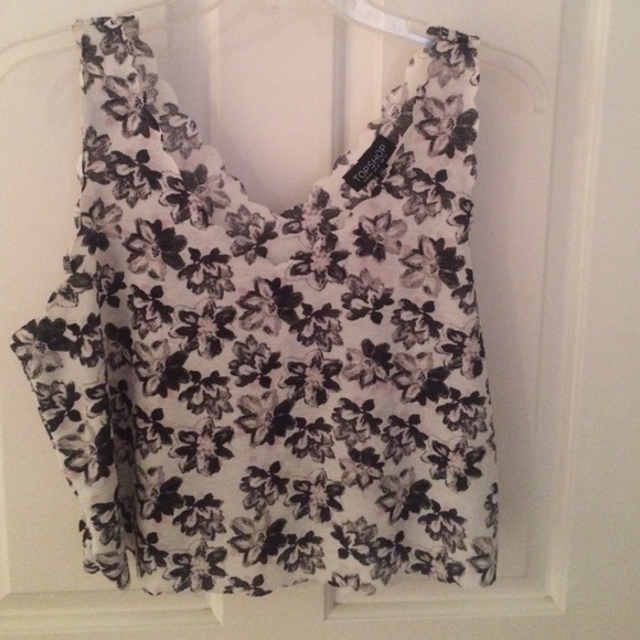 scalloped topshop shirt
