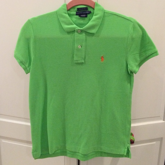 Ralph Lauren Lime Green Classic Fit Polo