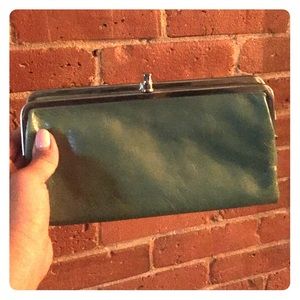 Green Hobo International wallet/clutch