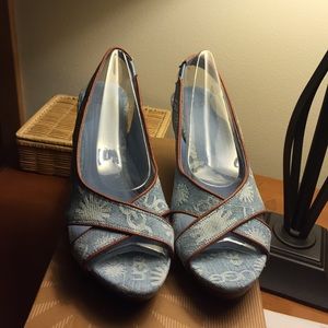 UGG Denim Blue Sandals