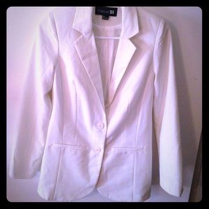 White blazer