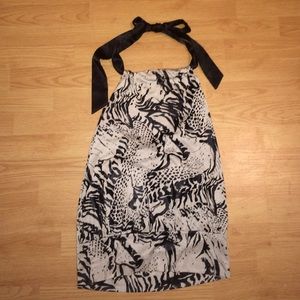 Snake skin halter top
