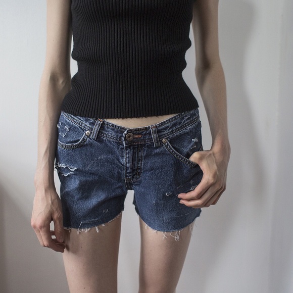 Mavi Jeans European Denim cut off shorts - Picture 1 of 2