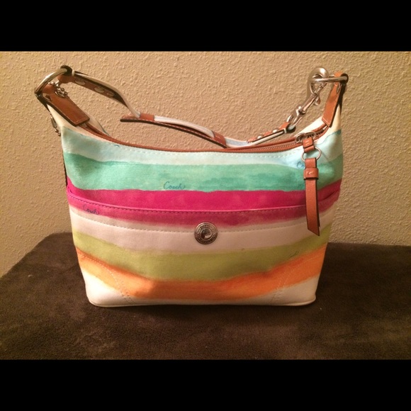 Multi-colored Coach Bag