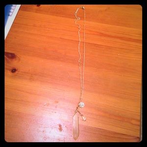 "Crystal" design long necklace