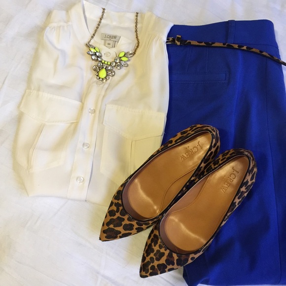 J. Crew Tops - J.Crew sleeveless white top 00