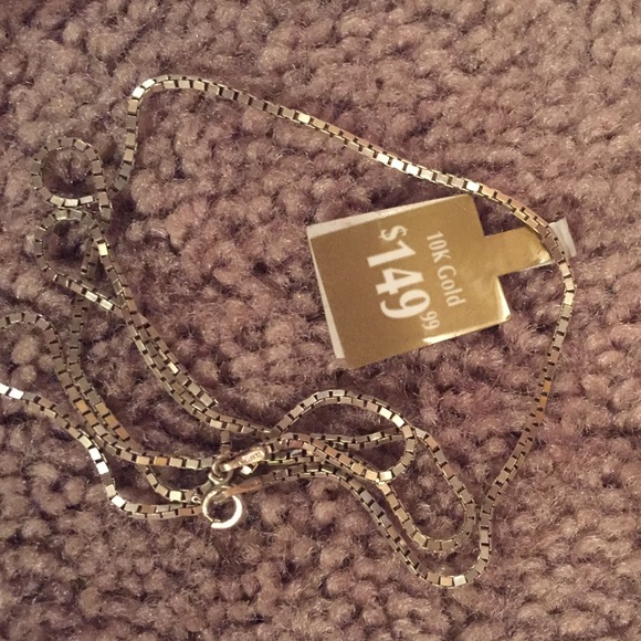 White gold necklace I think 20"