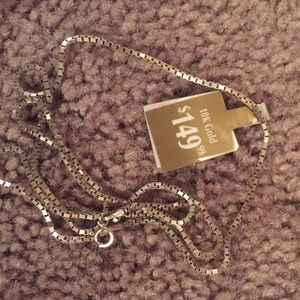 White gold necklace I think 20"