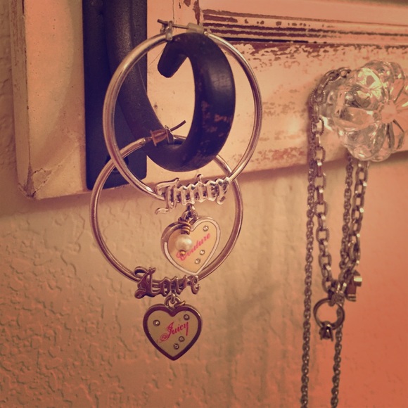 Juicy Couture hoop earrings