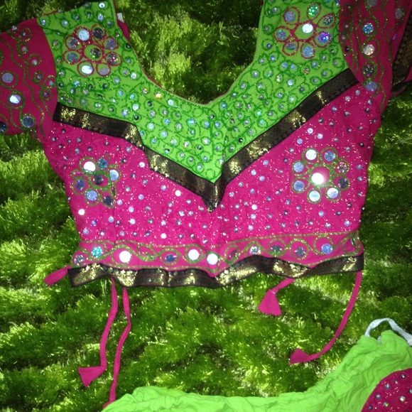 Exotic gypsy skirt and top - Picture 3 of 3