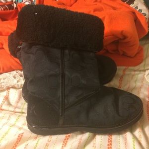 Coach Fur Boots