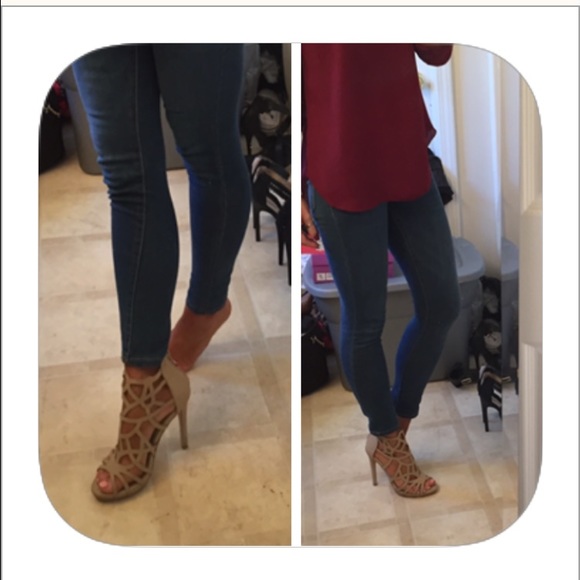 💖CUTE Tan Stilettos - Picture 4 of 4