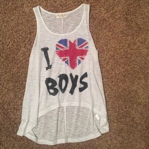 One direction tank top high low, size medium
