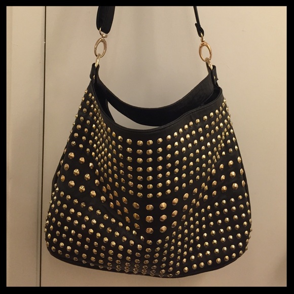 Nasty Gal studded faux leather tote, NWOT