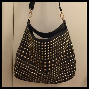 Nasty Gal studded faux leather tote, NWOT