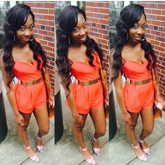 Coral Cute Rumper - Picture 1 of 3