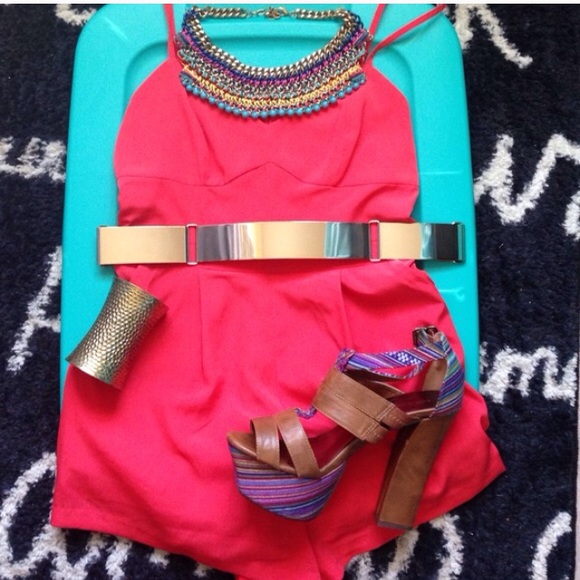 Coral Cute Rumper - Picture 2 of 3