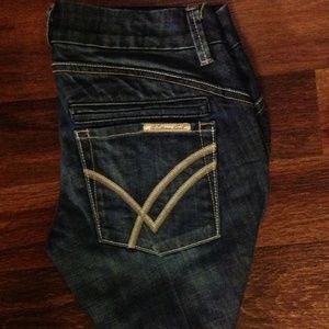William rast denim-savoy/ultra low rise
