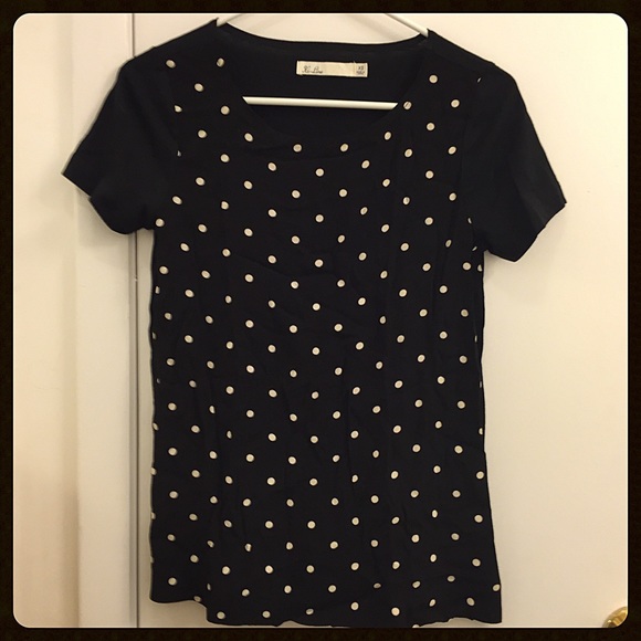 Madewell polka dot tee, NWOT