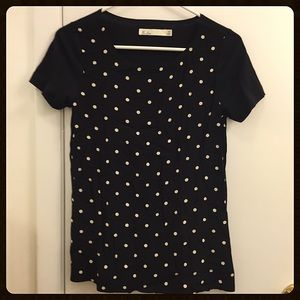Madewell polka dot tee, NWOT