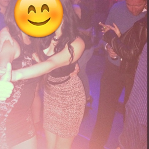 cheetah pencil skirt