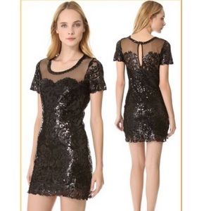 Candela Black Sequin Paige Dress