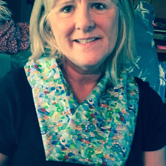 Woman's sea glass scarfs