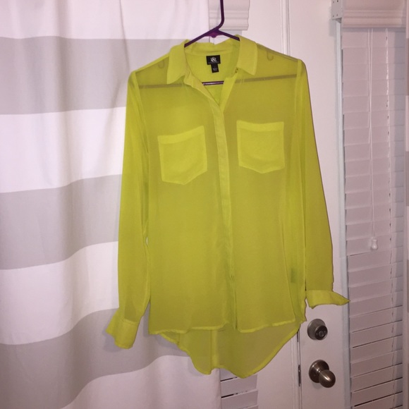 Rock & Republic Lime Blouse - 6