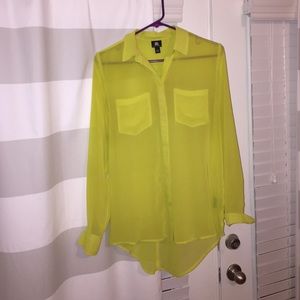 Rock & Republic Lime Blouse - 6