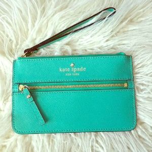 🎉HP 🎉Kate Spade Teal Wristlet