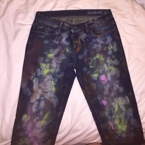Blank NYC Cropped Denim - Distressed Paint - 28