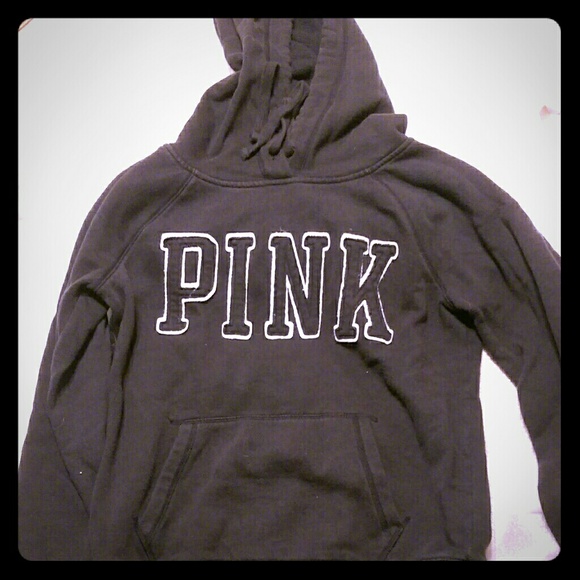 Grey Victoria's secret pink sweatshirt hoodie