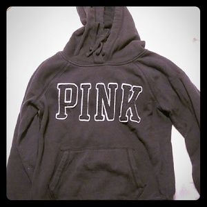 Grey Victoria's secret pink sweatshirt hoodie