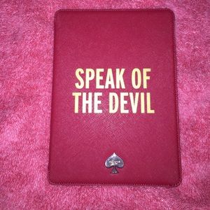 Kate Spade: SPEAK OF THE DEVIL iPad Air case