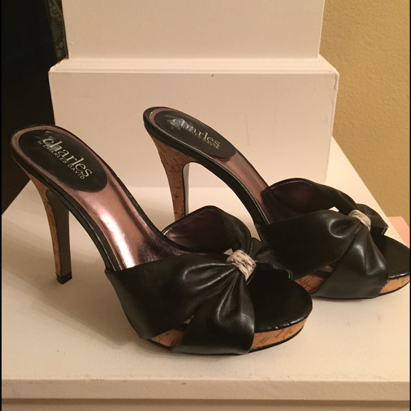 Charles David black heels