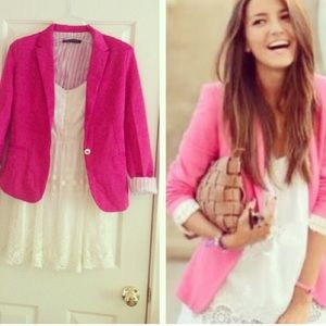 Pink Blazer from Zara