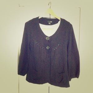H&M a black cardigan