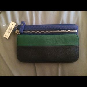 Jean PW Clutch Blue Multi