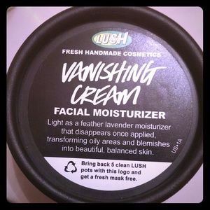 Lush vanishing cream