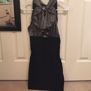 Black and Grey Dress