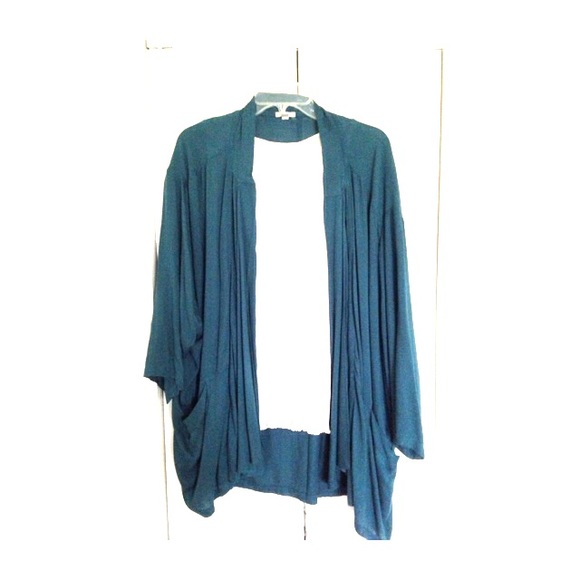 Drapey teal cardigan Urban Outfitters