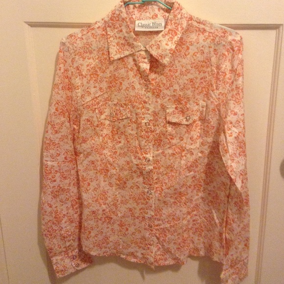 flowery wrangler button up - Picture 1 of 2