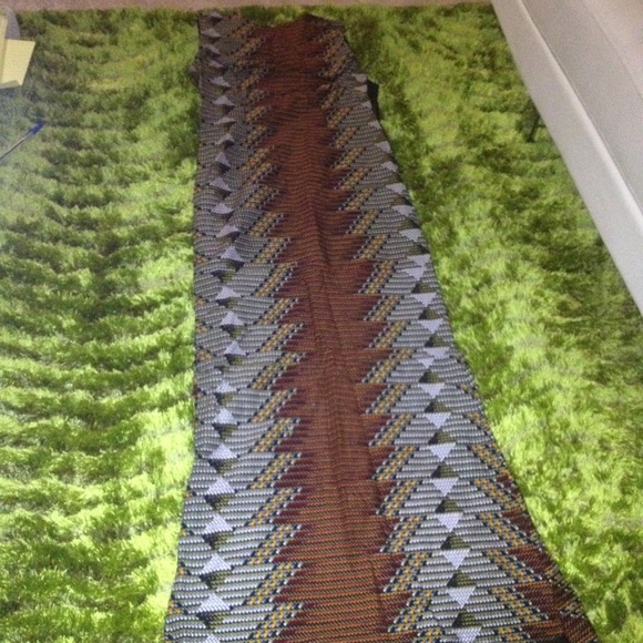 Timeless long Ankara cocktail dress - Picture 3 of 4