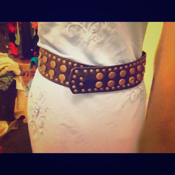Dramatic black gladiator  belt - Picture 1 of 4