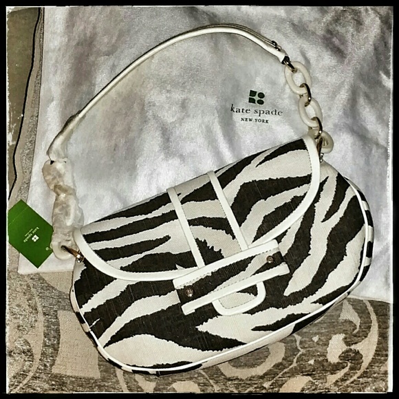 kate spade Handbags - Sale! kate spade Alexis Zebra Chocolate purse!